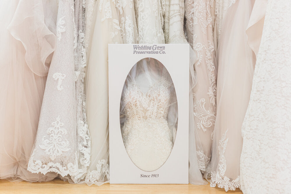 Wedding gown preservation company cheap